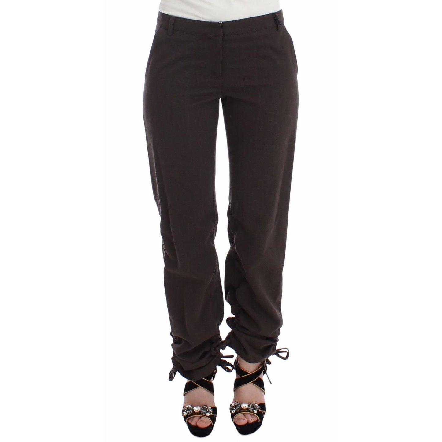 Brown Chinos Casual Dress Pants Khakis - coffeewithmee2