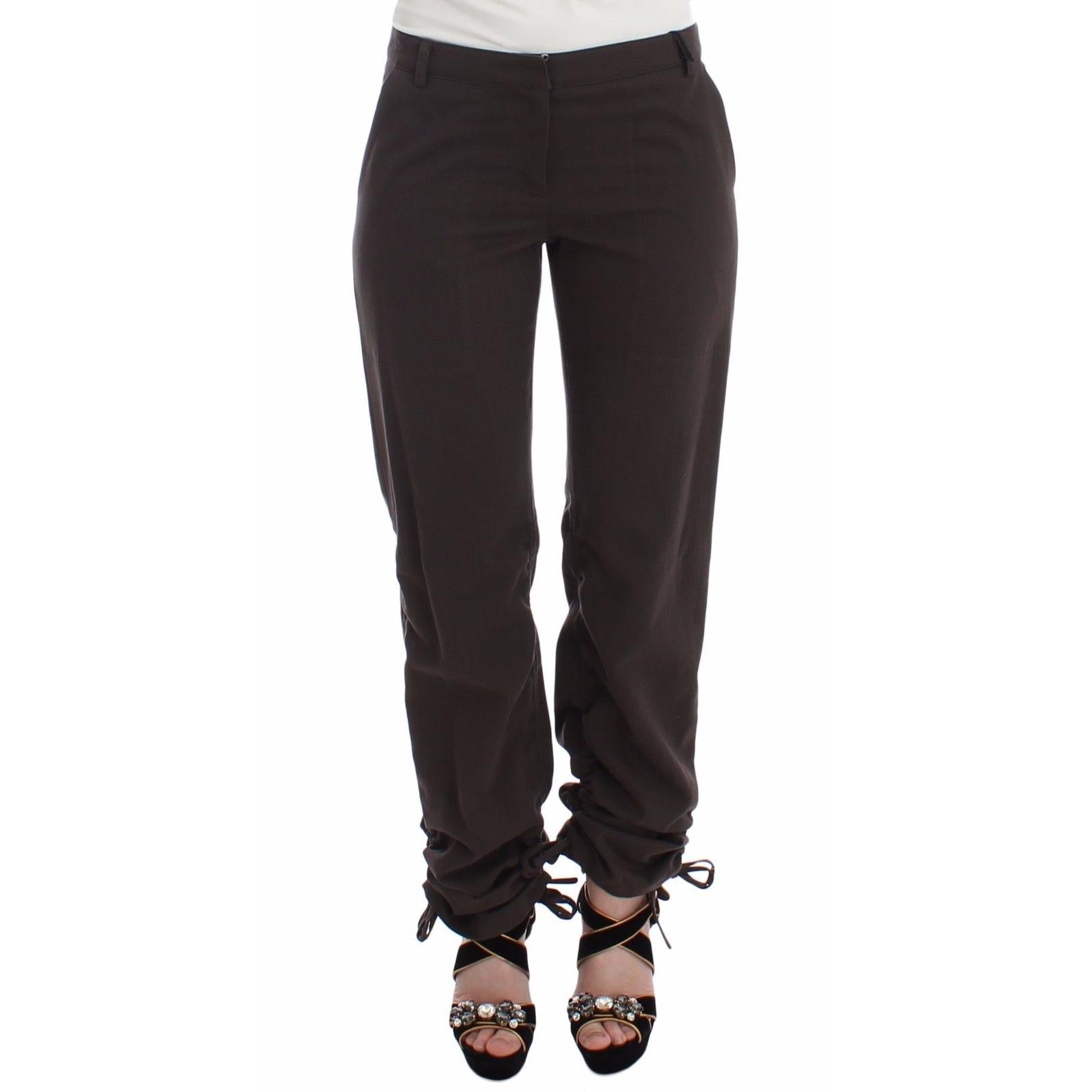 Brown Chinos Casual Dress Pants Khakis - coffeewithmee2