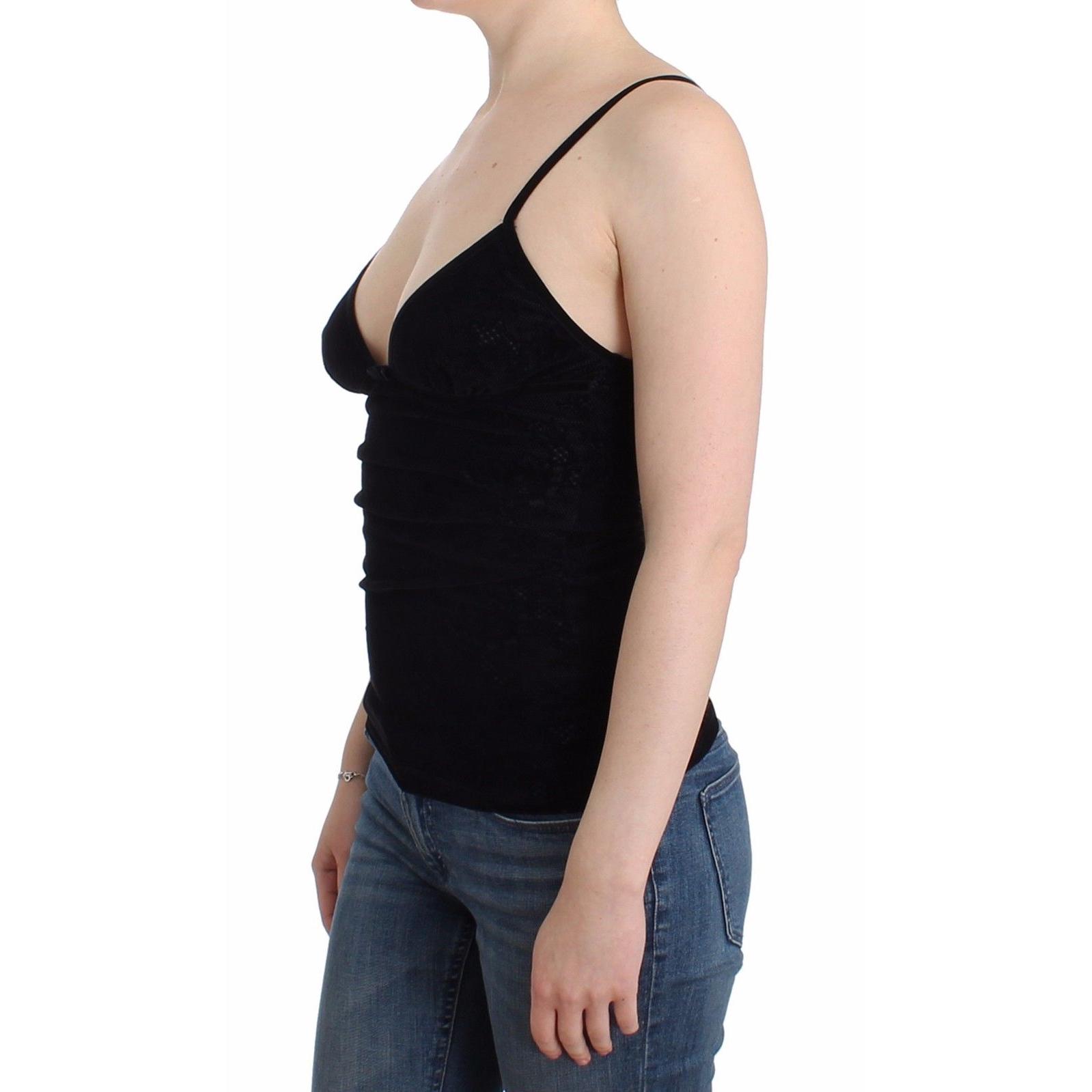 Lingerie Black Bustier Top Camisole Cami Lace - coffeewithmee2