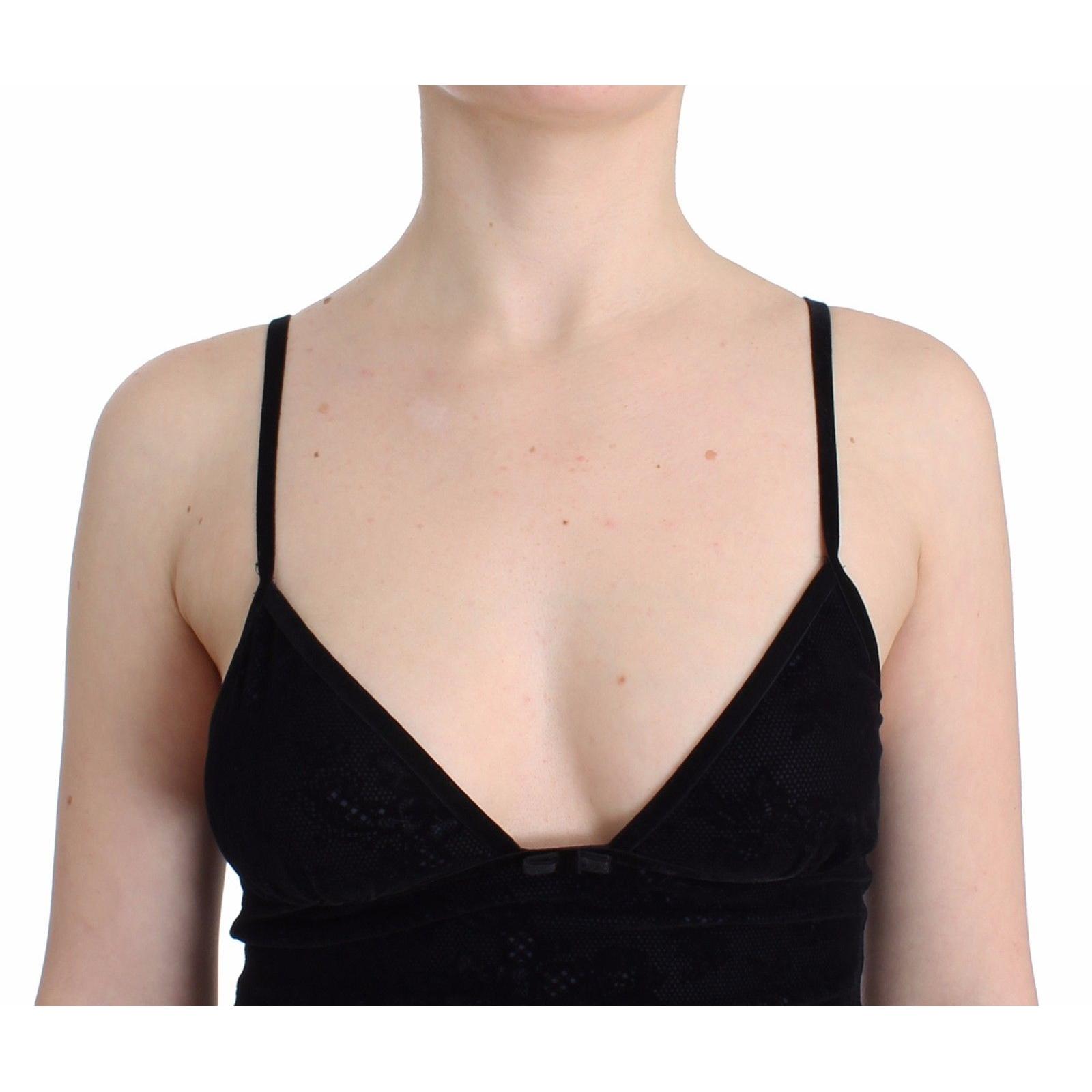 Lingerie Black Bustier Top Camisole Cami Lace - coffeewithmee2