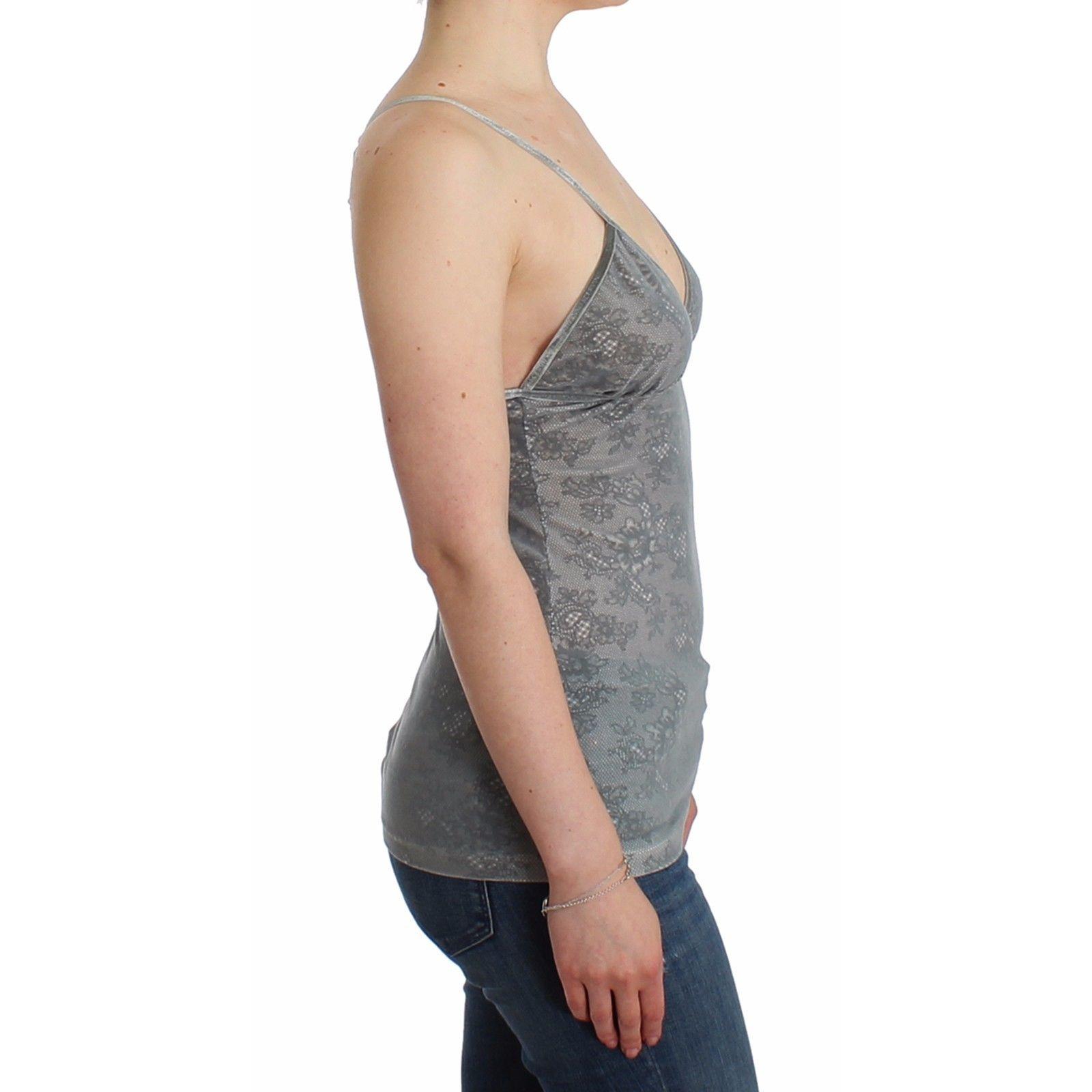 Lingerie Gray Bustier Top Camisole Cami Lace - coffeewithmee2