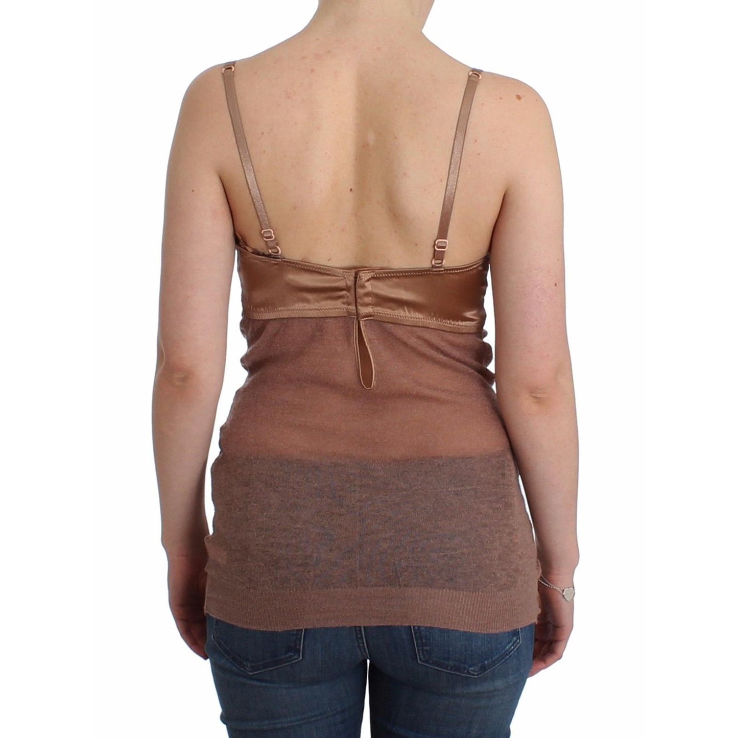 Lingerie Brown Bustier Top Camisole Cami - coffeewithmee2