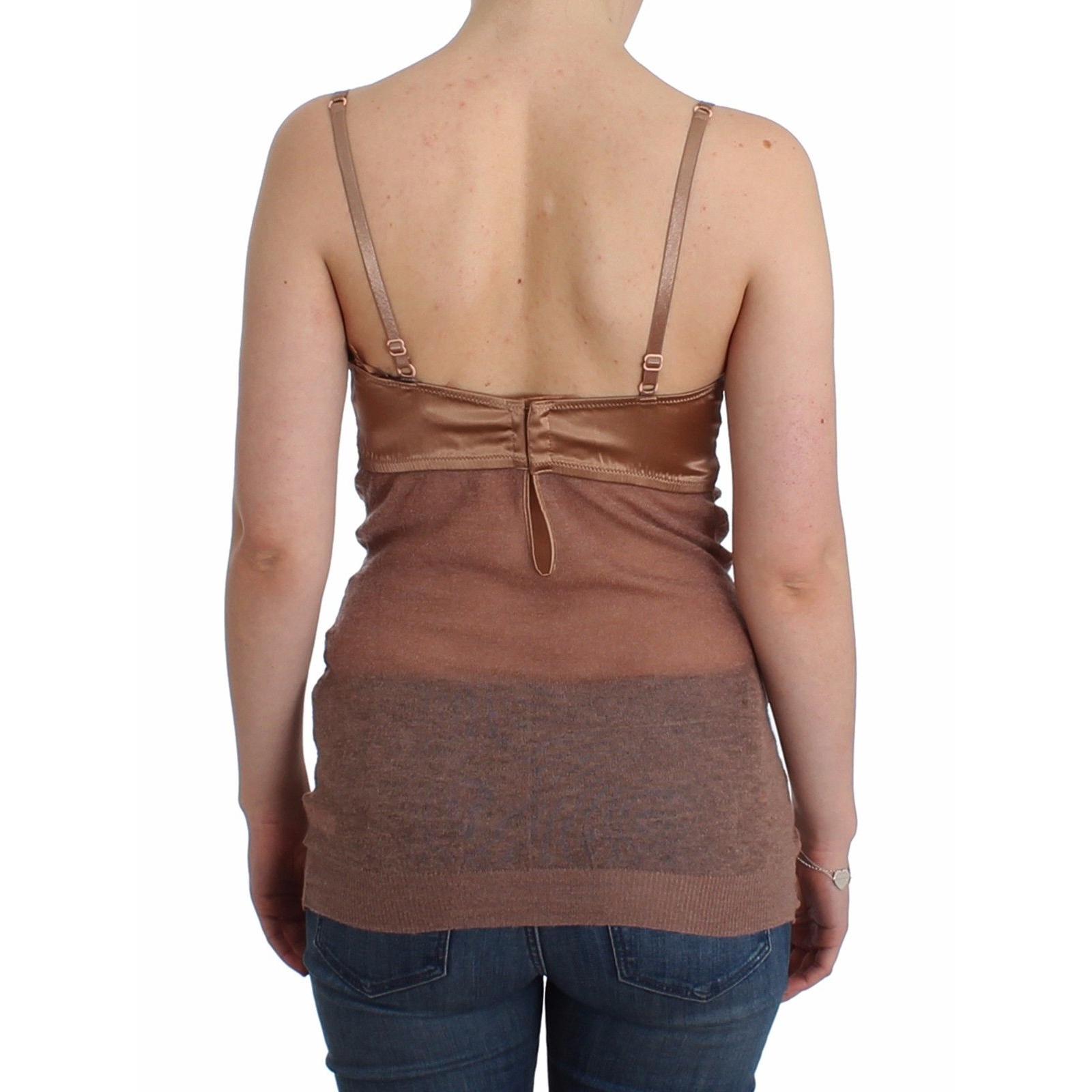 Lingerie Brown Bustier Top Camisole Cami - coffeewithmee2