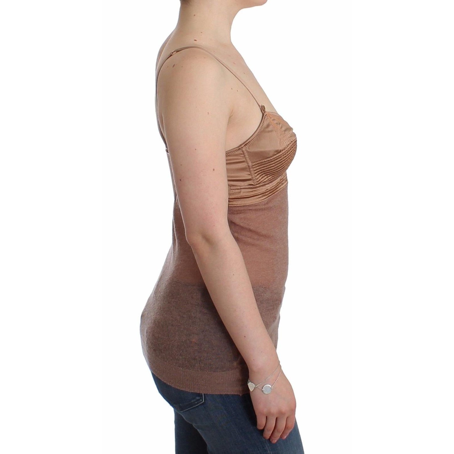 Lingerie Brown Bustier Top Camisole Cami - coffeewithmee2