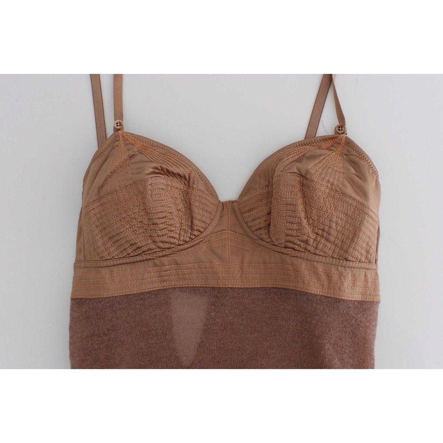 Lingerie Brown Bustier Top Camisole Cami - coffeewithmee2