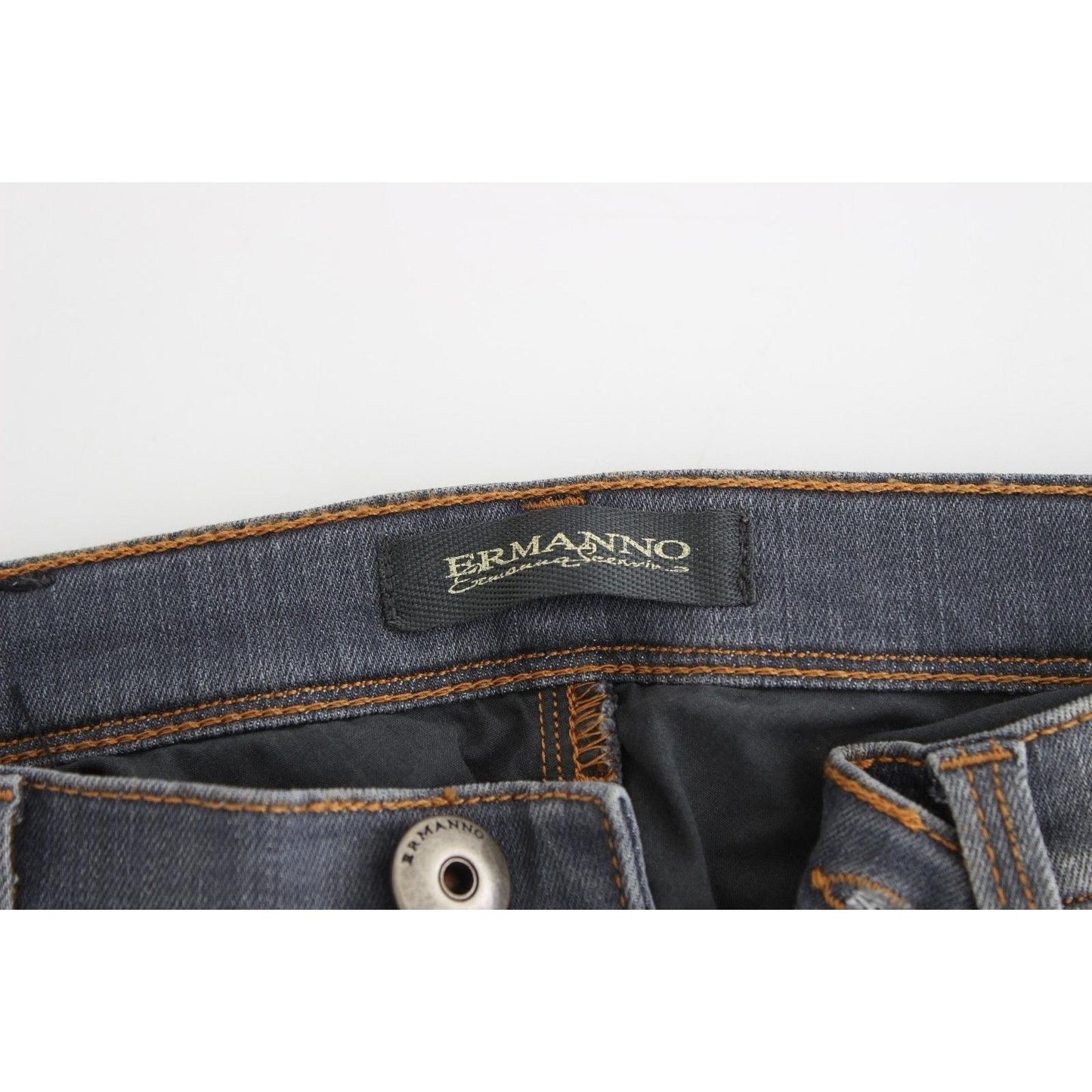 Gray Slim Jeans Denim Pants Skinny Leg Stretch - coffeewithmee2