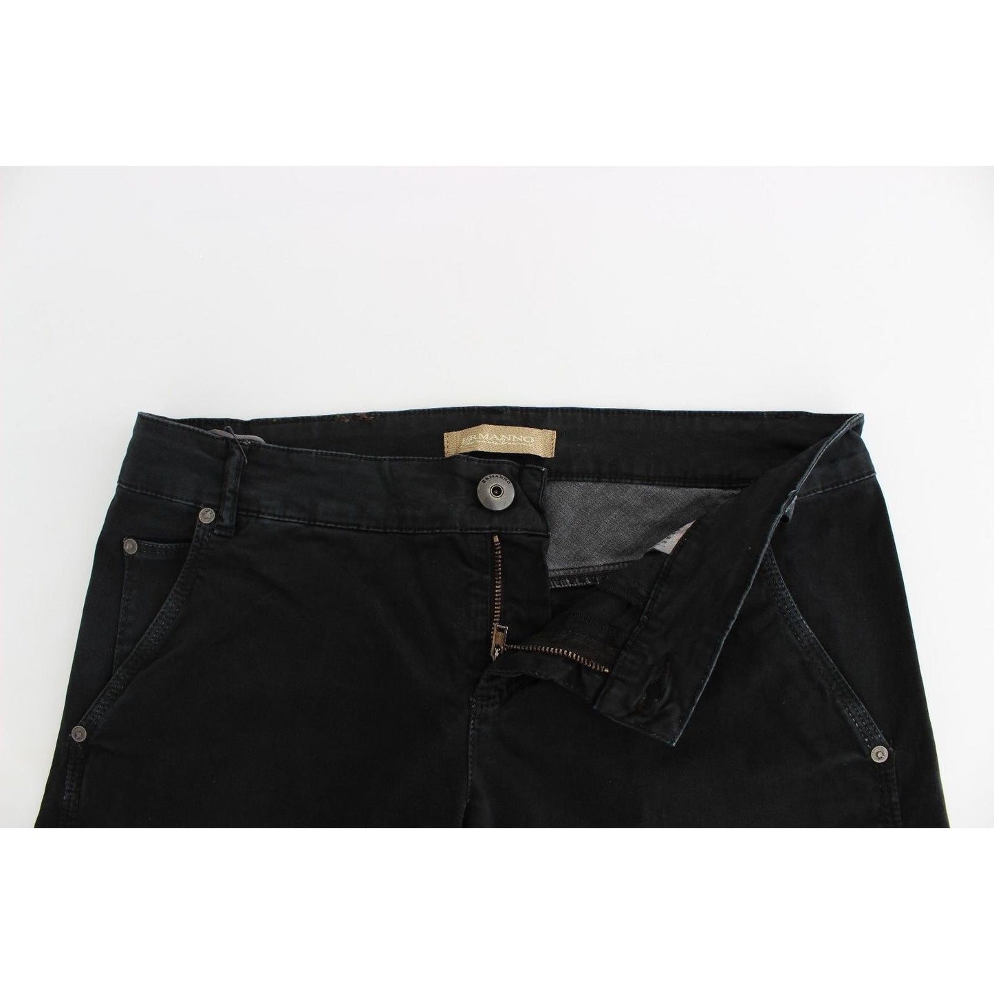 Blue Slim Jeans Denim Pants Skinny Leg Straight - coffeewithmee2