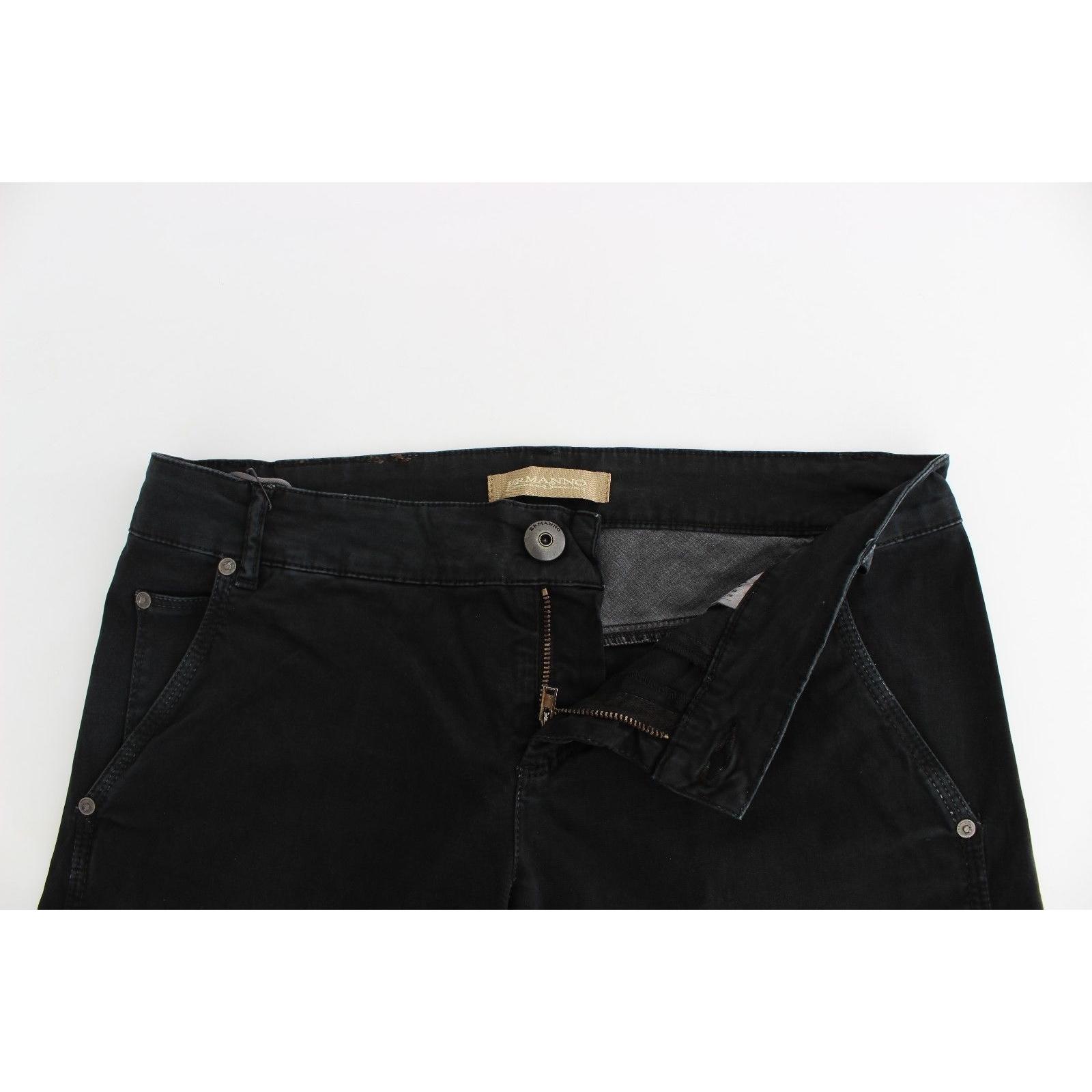 Blue Slim Jeans Denim Pants Skinny Leg Straight - coffeewithmee2