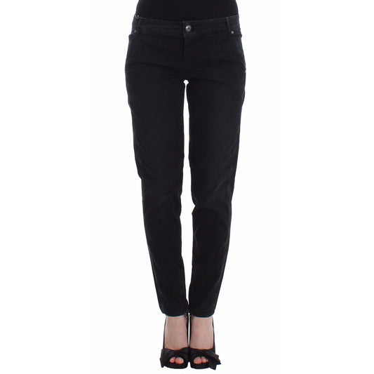 Blue Slim Jeans Denim Pants Skinny Leg Straight - coffeewithmee2