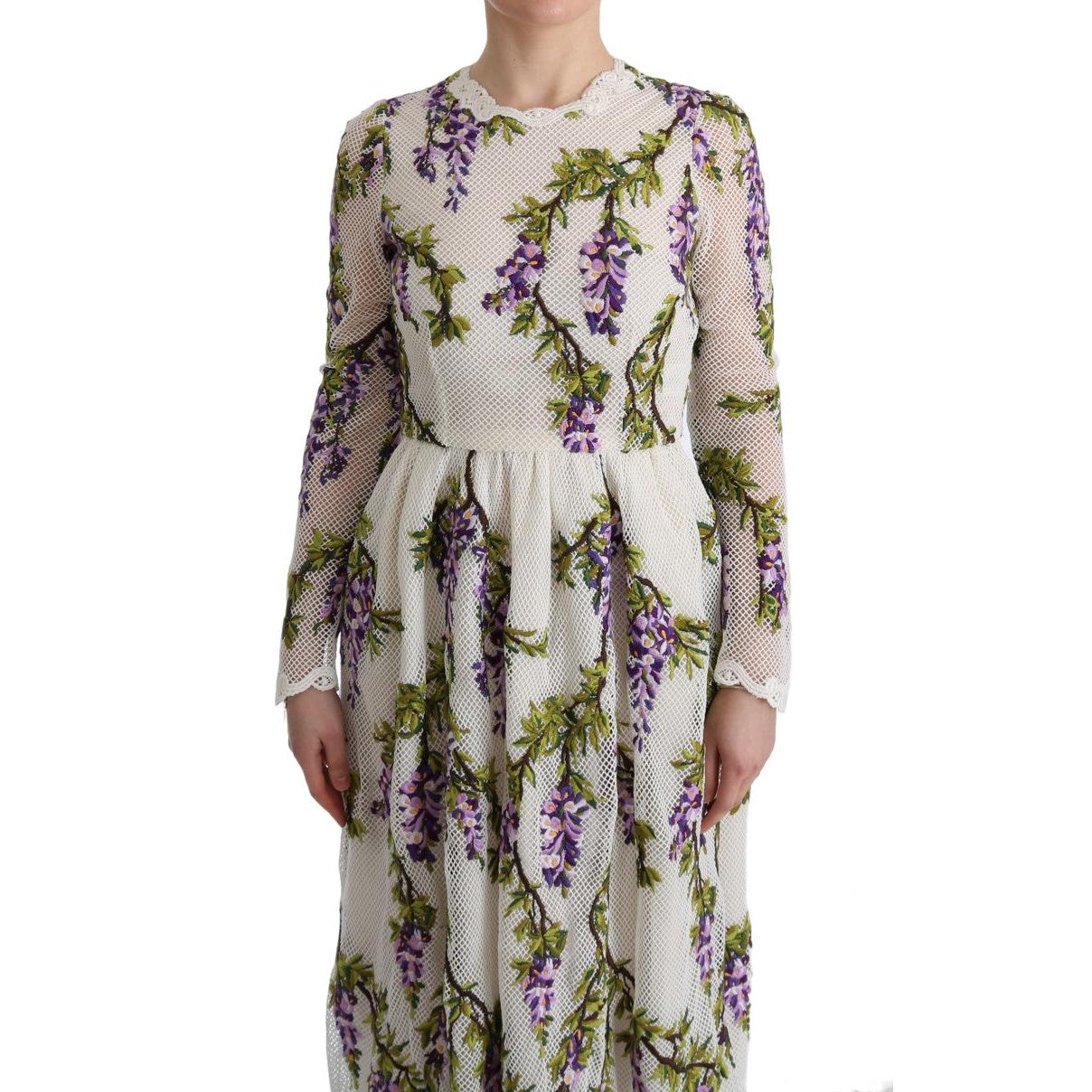 White Floral Embroidered Maxi Dress - coffeewithmee2