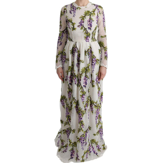 White Floral Embroidered Maxi Dress - coffeewithmee2