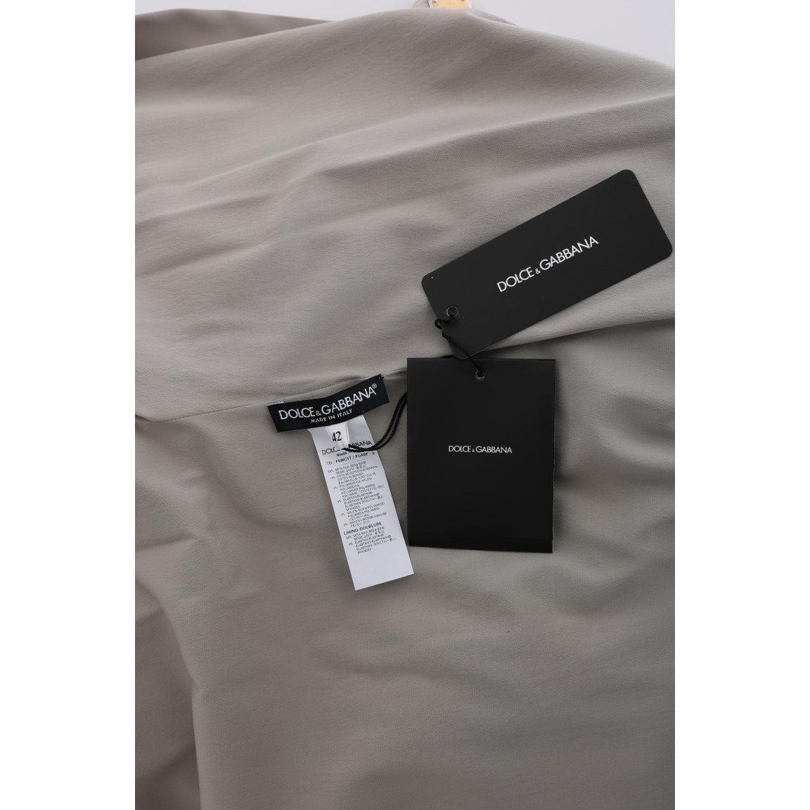 Gray Floral Applique Lace Kaftan Dress - coffeewithmee2