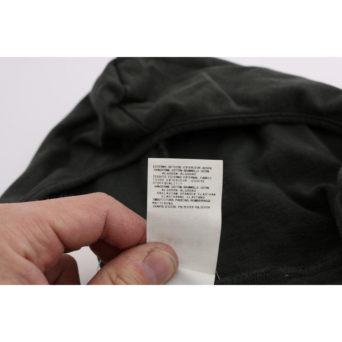 Gray Top Hooded Cotton Zipper Sweater - coffeewithmee2