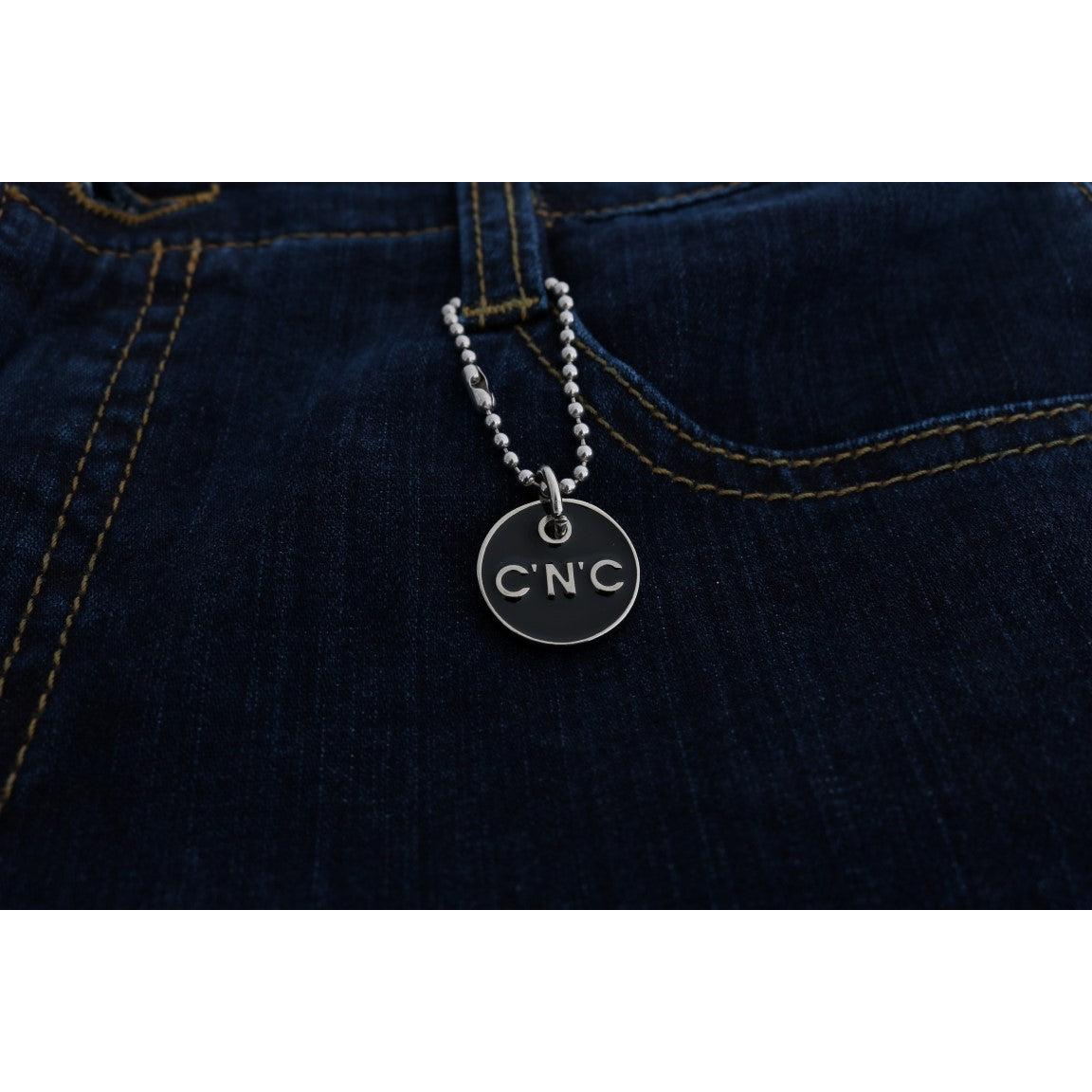 Blue Cotton Bootcut Flared Jeans - coffeewithmee2