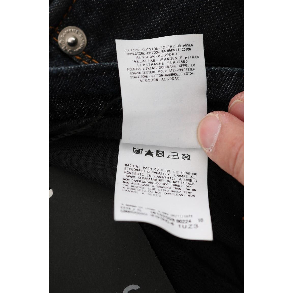 Gray Cotton Slim Flared Jeans - coffeewithmee2