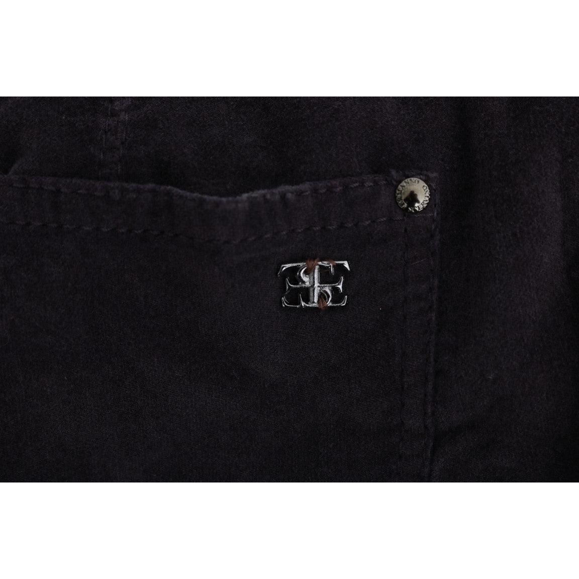 Brown Cotton Cropped Casual Pants - coffeewithmee2