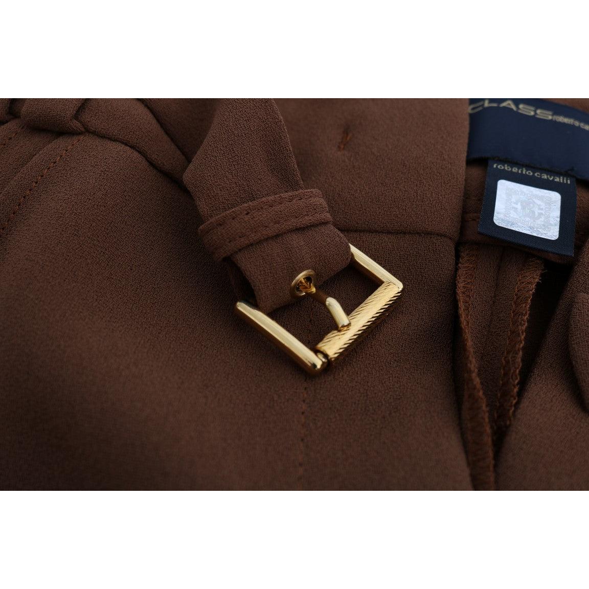 Brown Polyester Boot Cut Pants - coffeewithmee2