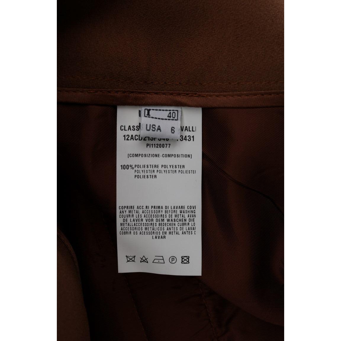 Brown Polyester Boot Cut Pants - coffeewithmee2