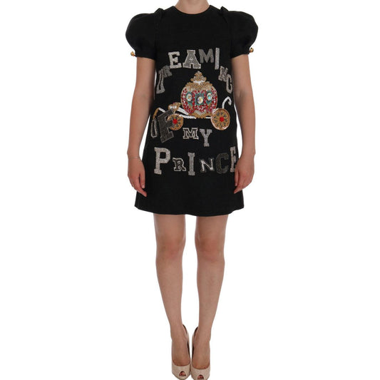 Gray Crystal "Dreaming of My Prince" Dress - coffeewithmee2