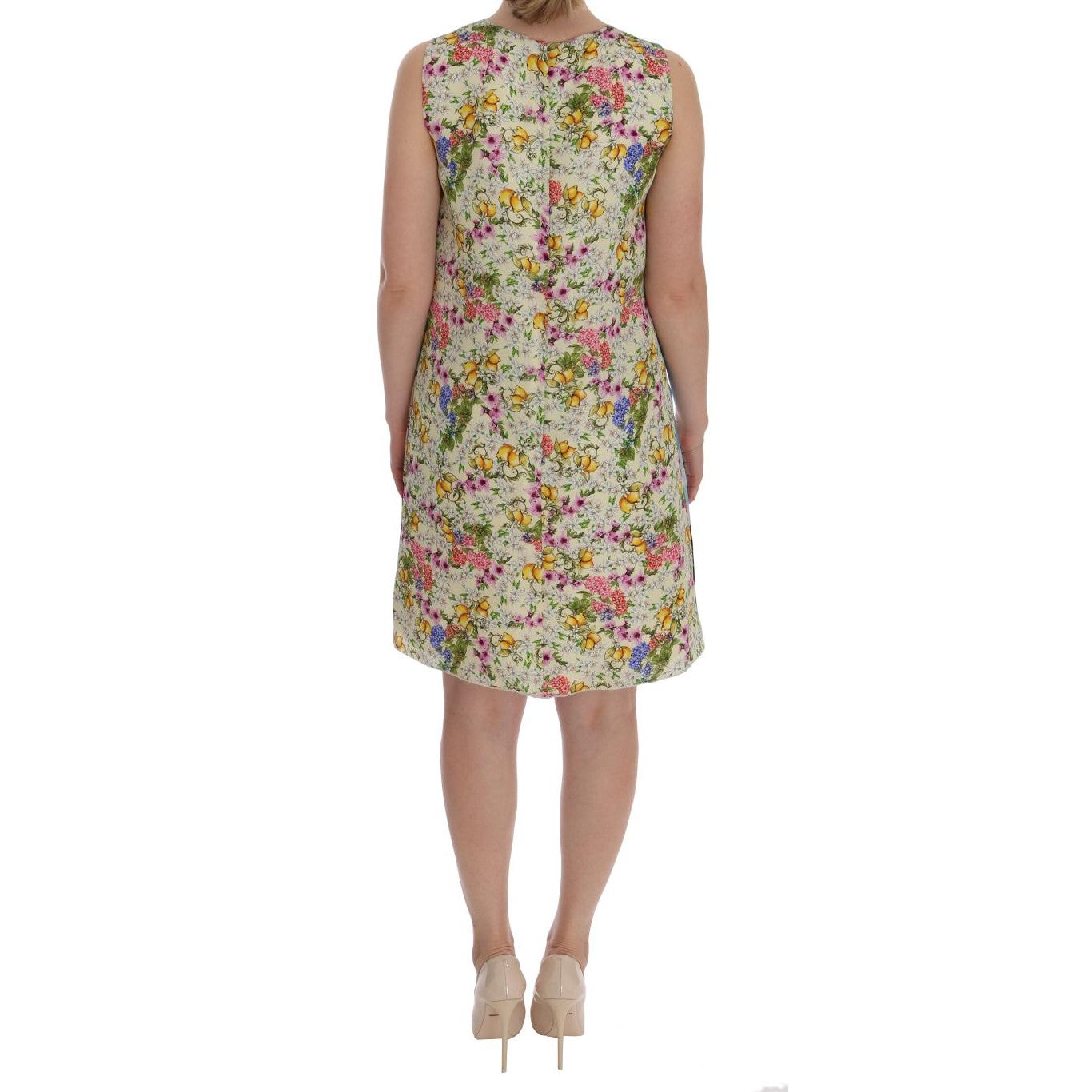 Multicolor SANREMO Shift Silk Dress - coffeewithmee2