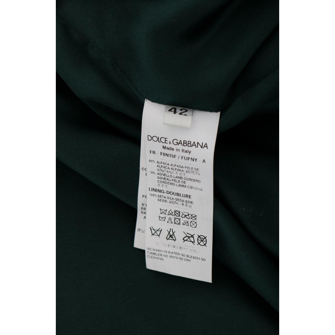 Green Alpaca Fur Vest Sleeveless Jacket - coffeewithmee2