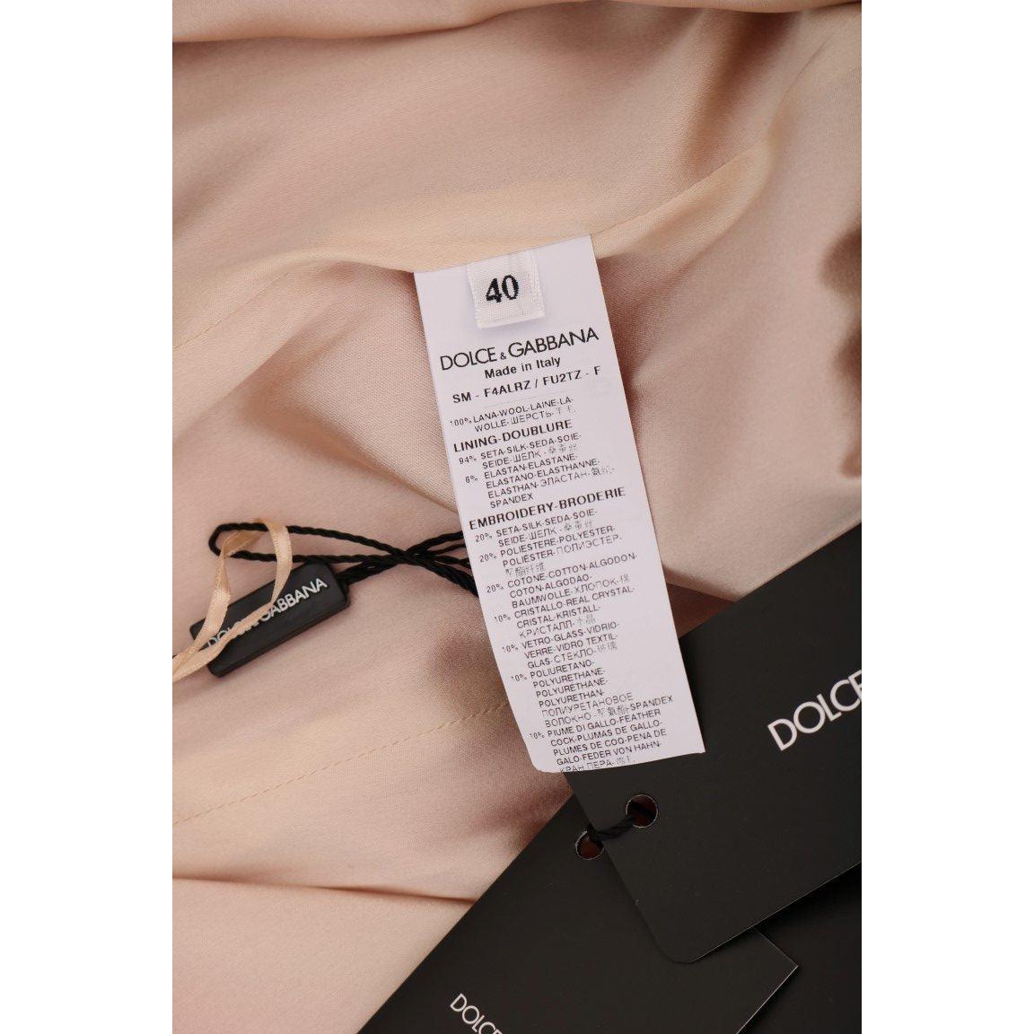 Pink Carretto Crystal Wool Skirt - coffeewithmee2