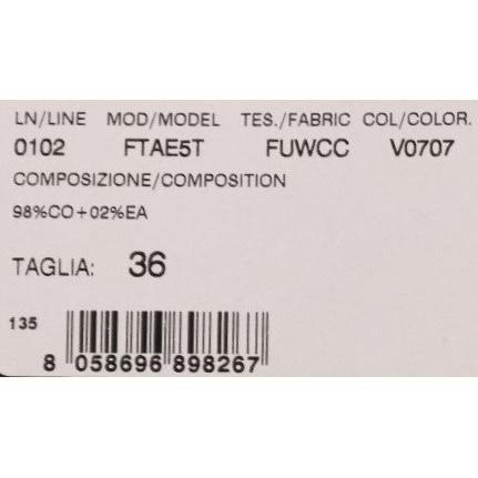 Green Corduroy Cotton Stretch Jeans