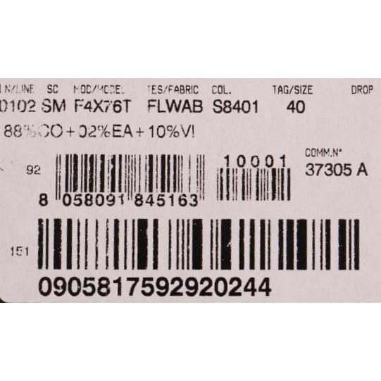 Dark Green Baroque Velvet Pencil Skirt