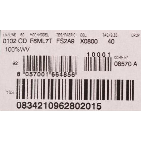 Gray Polka Dotted Sheath Wool Dress