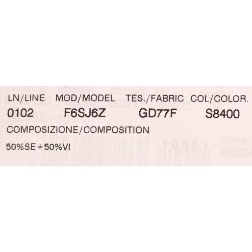 Brown Leopard Print Silk Sheath Dress