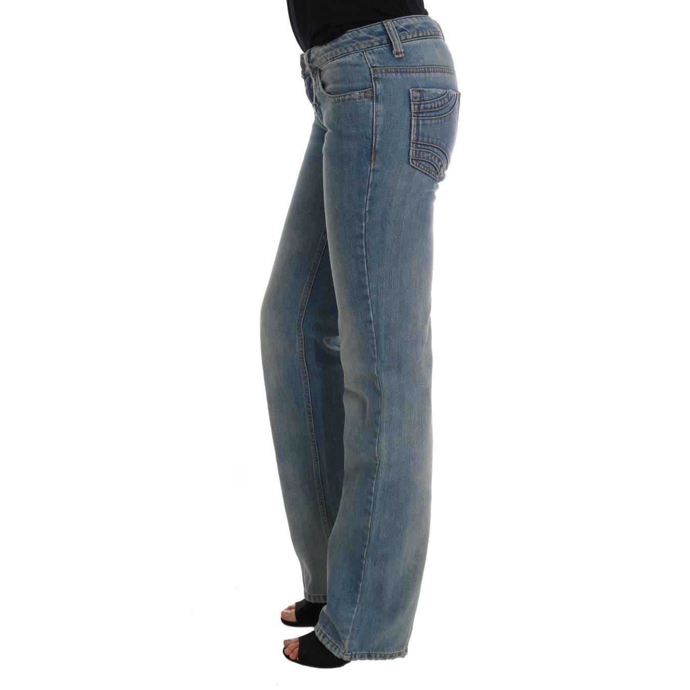 Blue Wash Cotton Classic Jeans