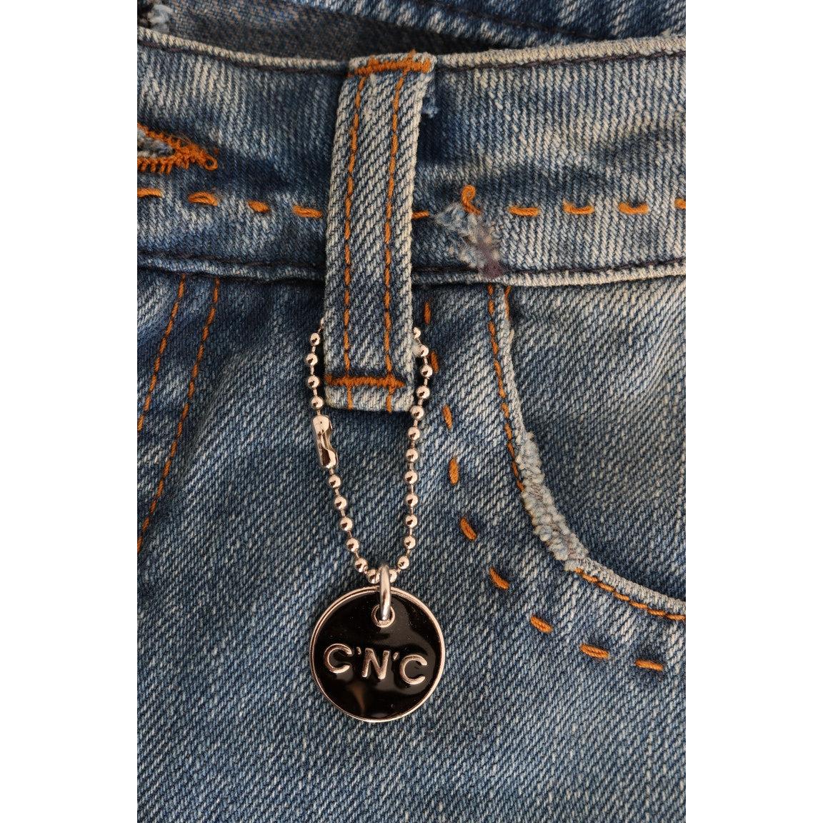 Blue Wash Cotton Classic Jeans