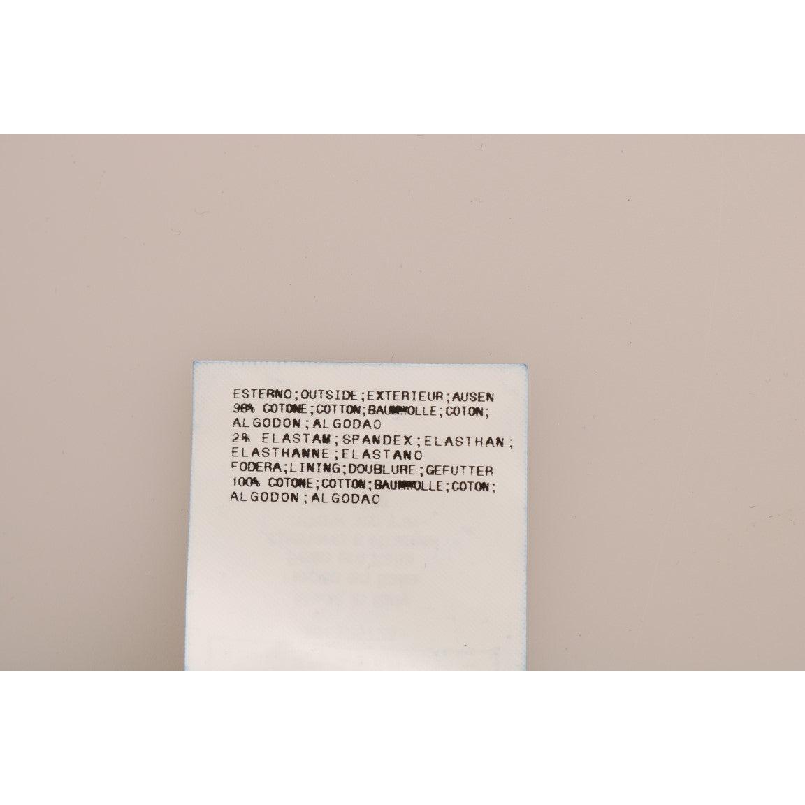 Blue Wash Cotton Stretch Skinny Low Jeans