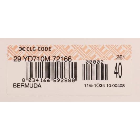 Brown Velvet Bermuda Shorts