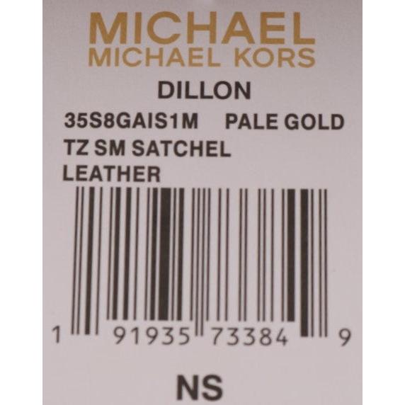 Pale Gold DILLON Leather Satchel Bag - coffeewithmee2