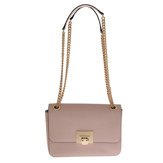 Pink TINA Leather Shoulder Bag - coffeewithmee2