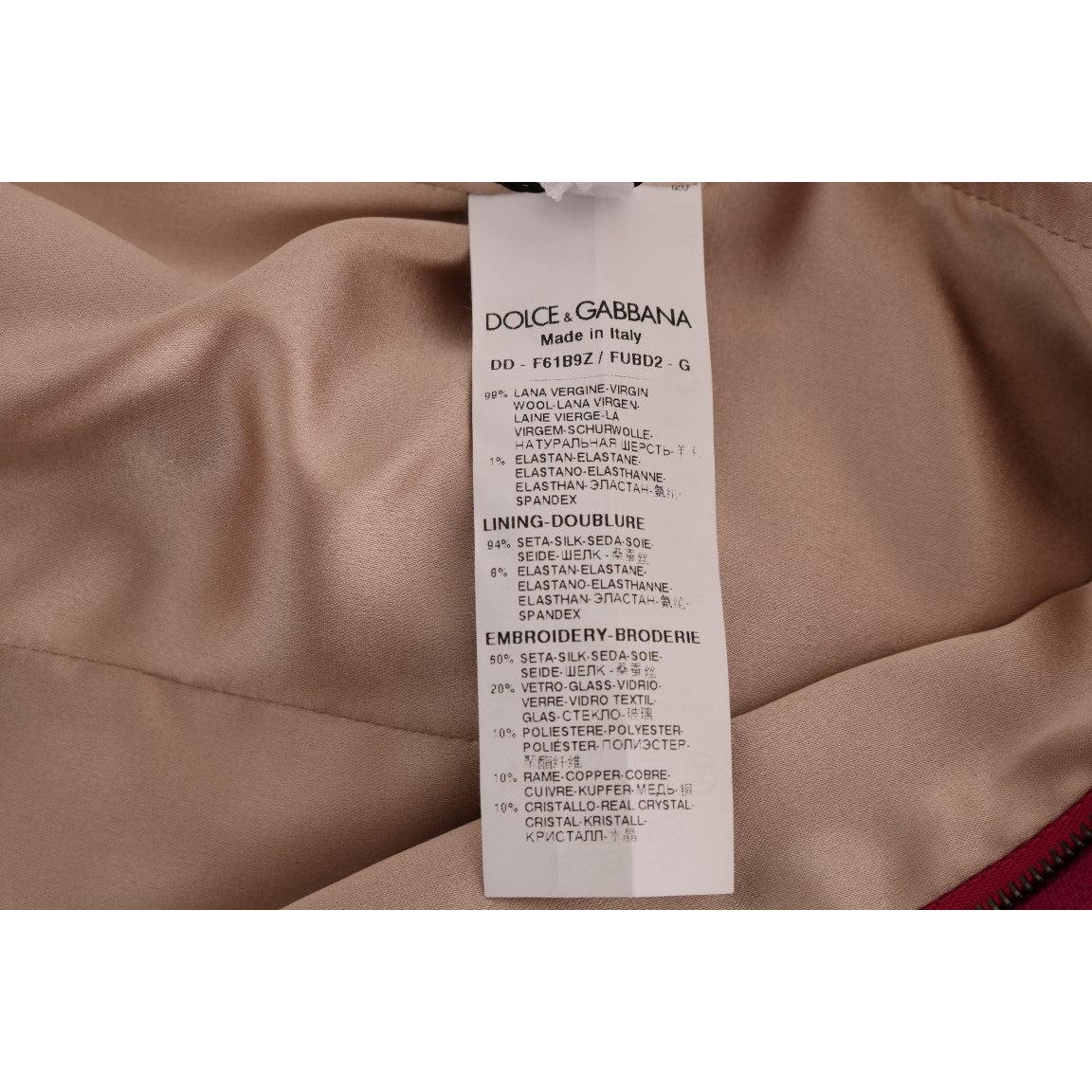 Pink Wool Stretch Pupi Di Teatro Dress