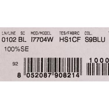 Blue Polka Dotted Silk Top Blouse