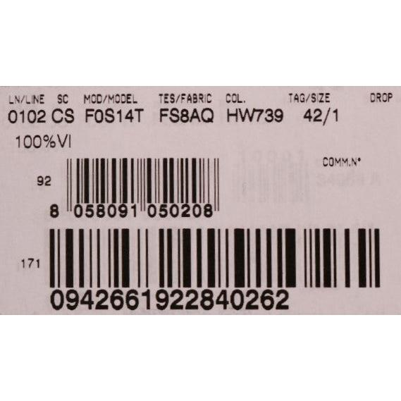 Blue White Striped Stretch Coat