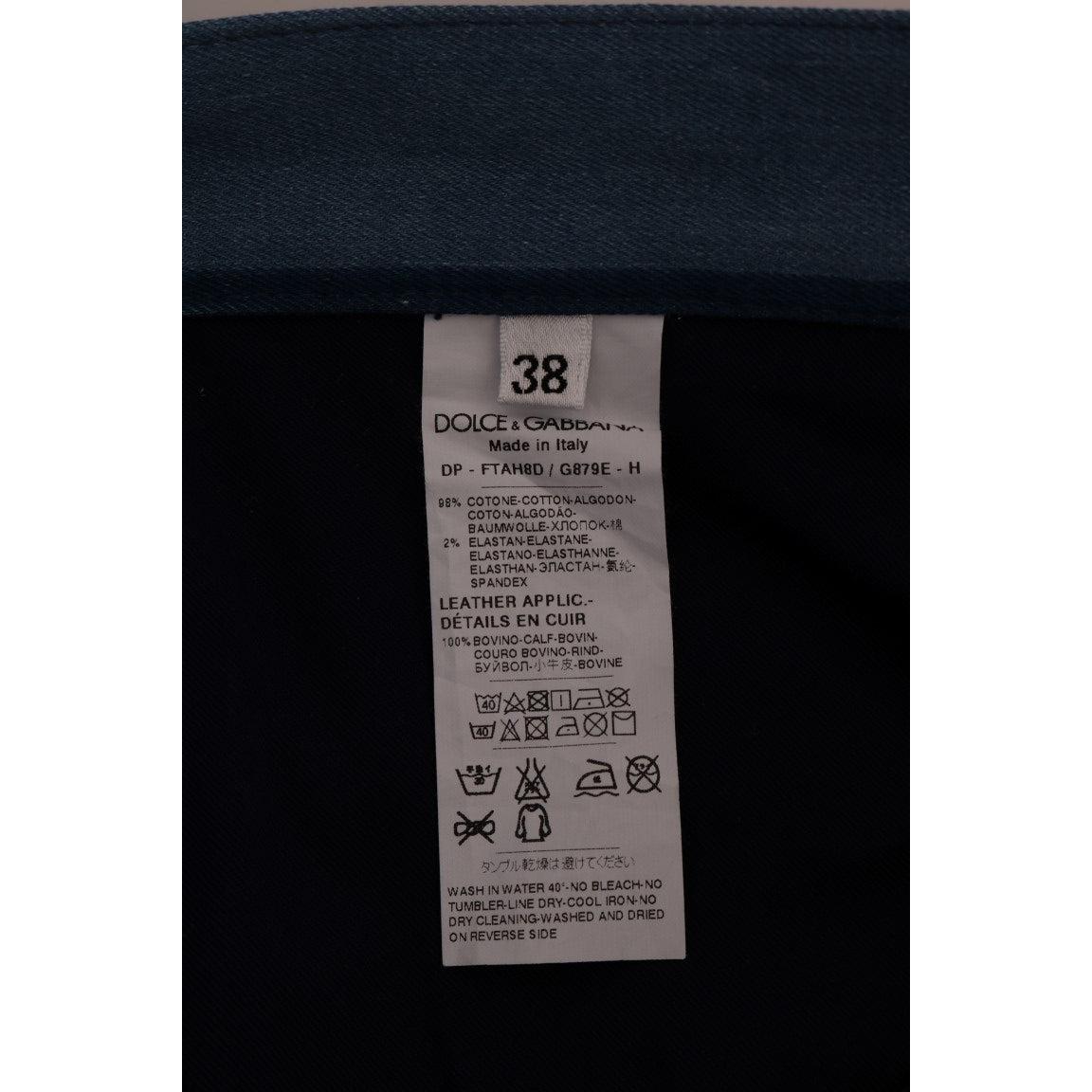 Blue GIRLY Striped Cotton Jeans - coffeewithmee2