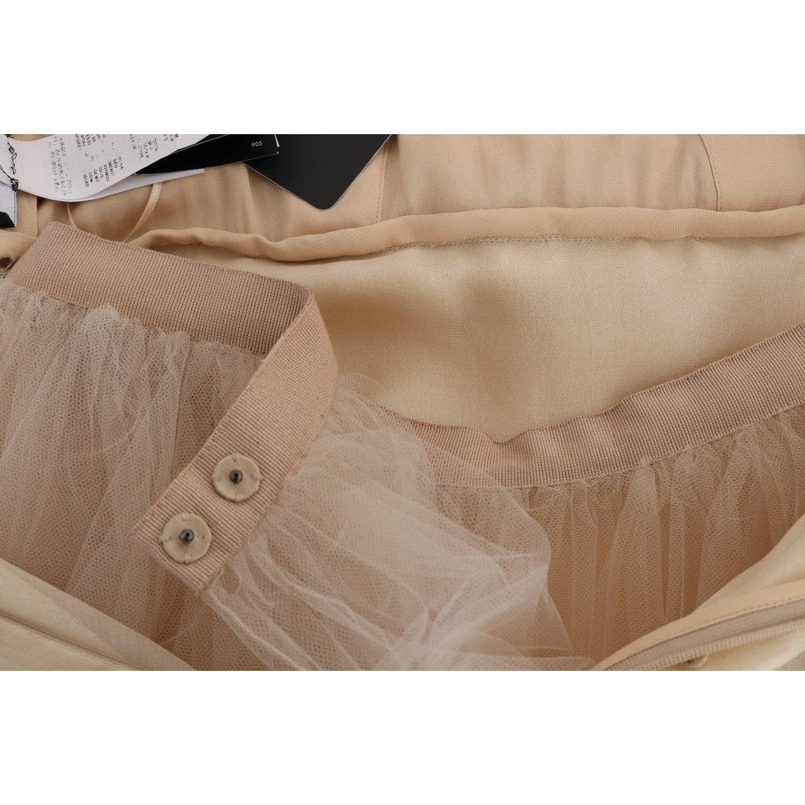 Gold Silk Crystal Embellished Dress - coffeewithmee2