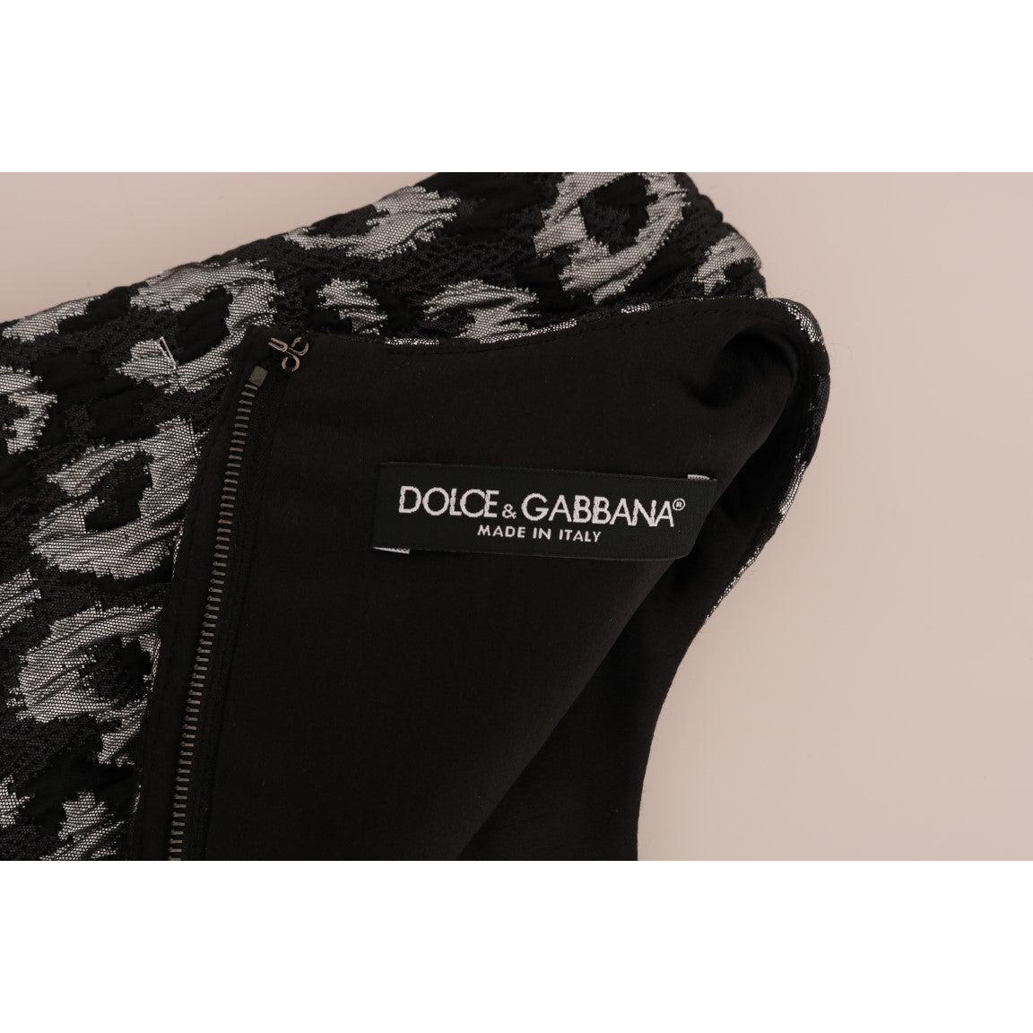 Multicolor Leo Jaquard Crystal Embellished Dress - coffeewithmee2