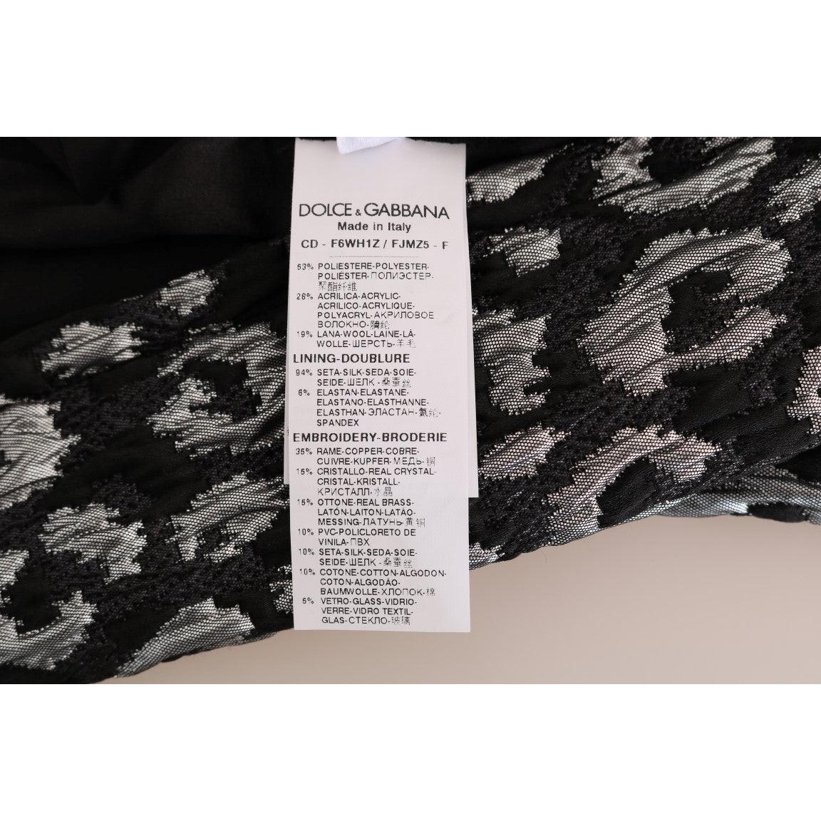 Multicolor Leo Jaquard Crystal Embellished Dress - coffeewithmee2