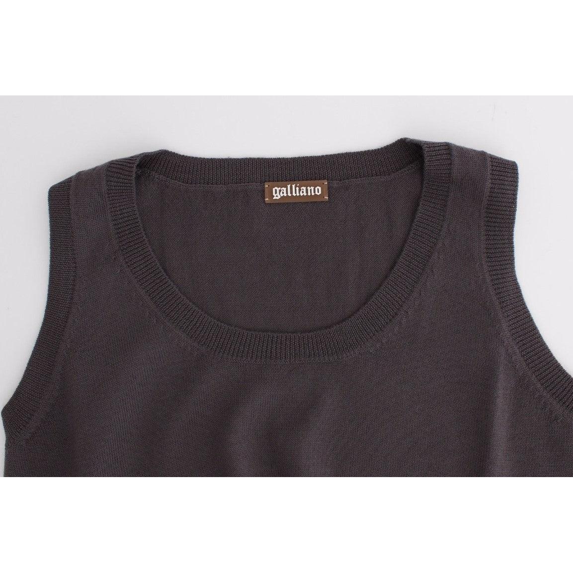 Brown knit tank top - coffeewithmee2