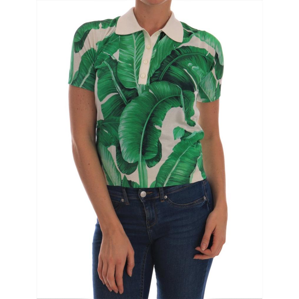 Green Banana Leaf  Polo T-shirt - coffeewithmee2