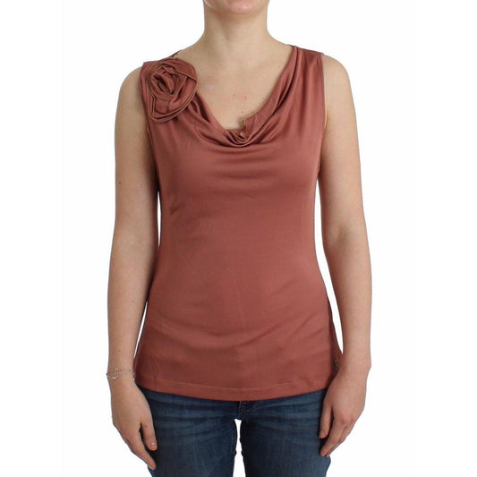 Pink top sleeveless blouse - coffeewithmee2