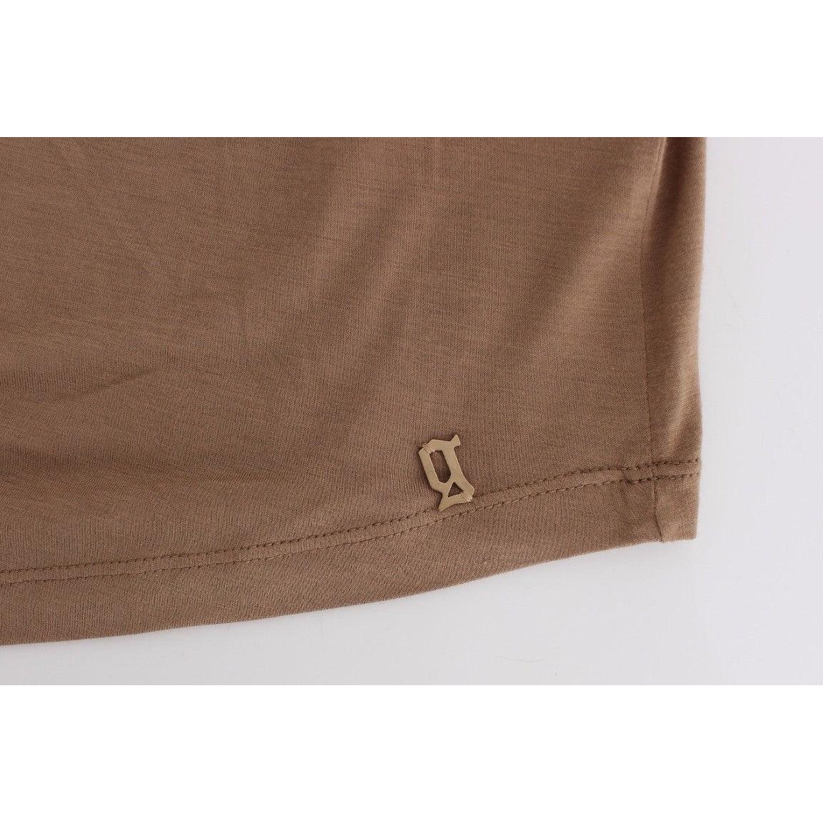 Brown shortsleeved top - coffeewithmee2