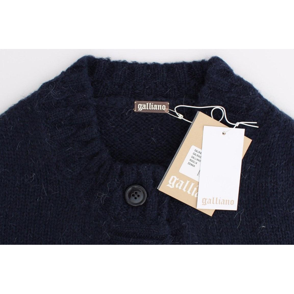 Blue cropped cardigan - coffeewithmee2