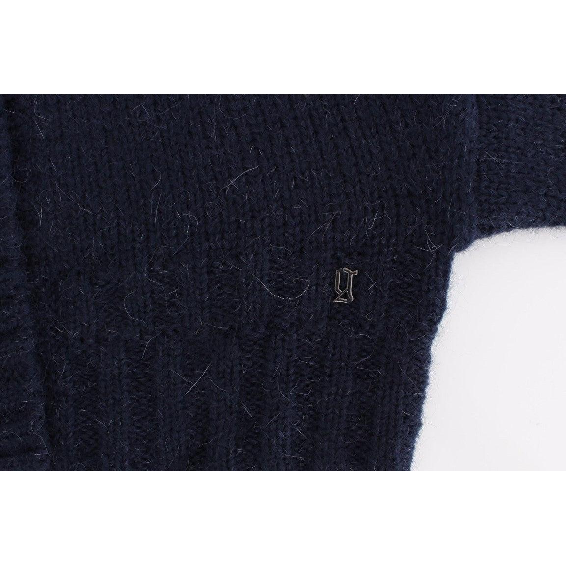 Blue cropped cardigan - coffeewithmee2