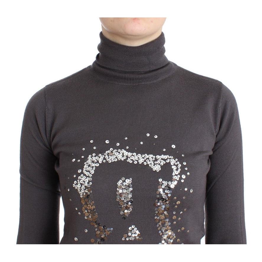 Brown turtleneck cotton sweater - coffeewithmee2